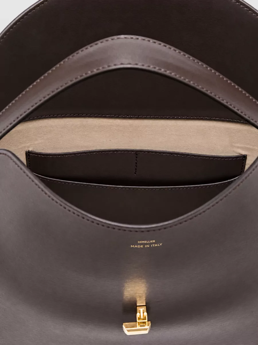 Totême Leather Top Handle Clutch Bag
