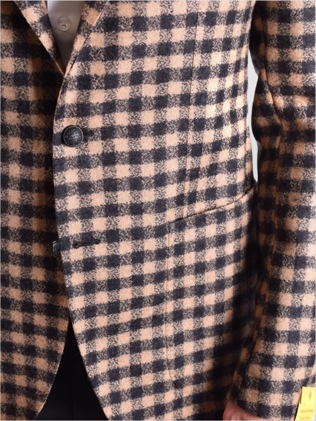 Tagliatore Checkered Front Pockets Long Sleeves Blazers