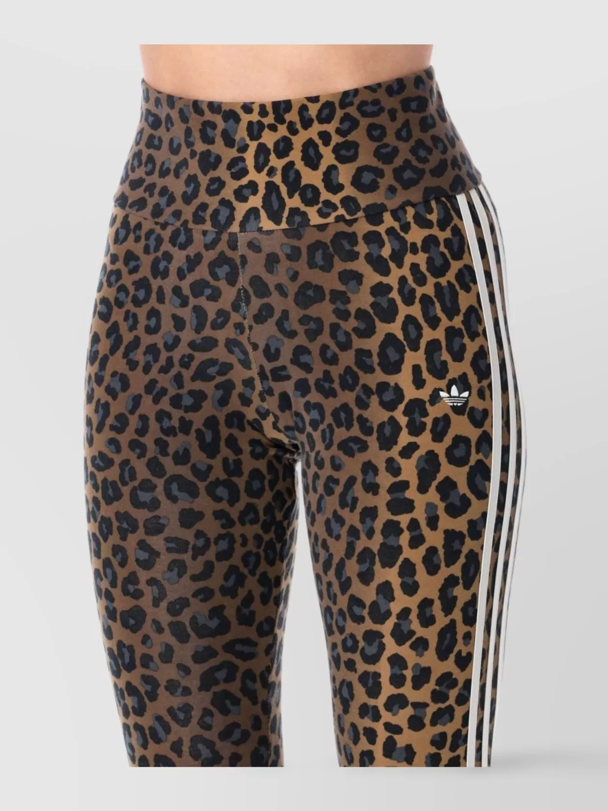 Adidas Originals Leopard Print Leggings Stripes