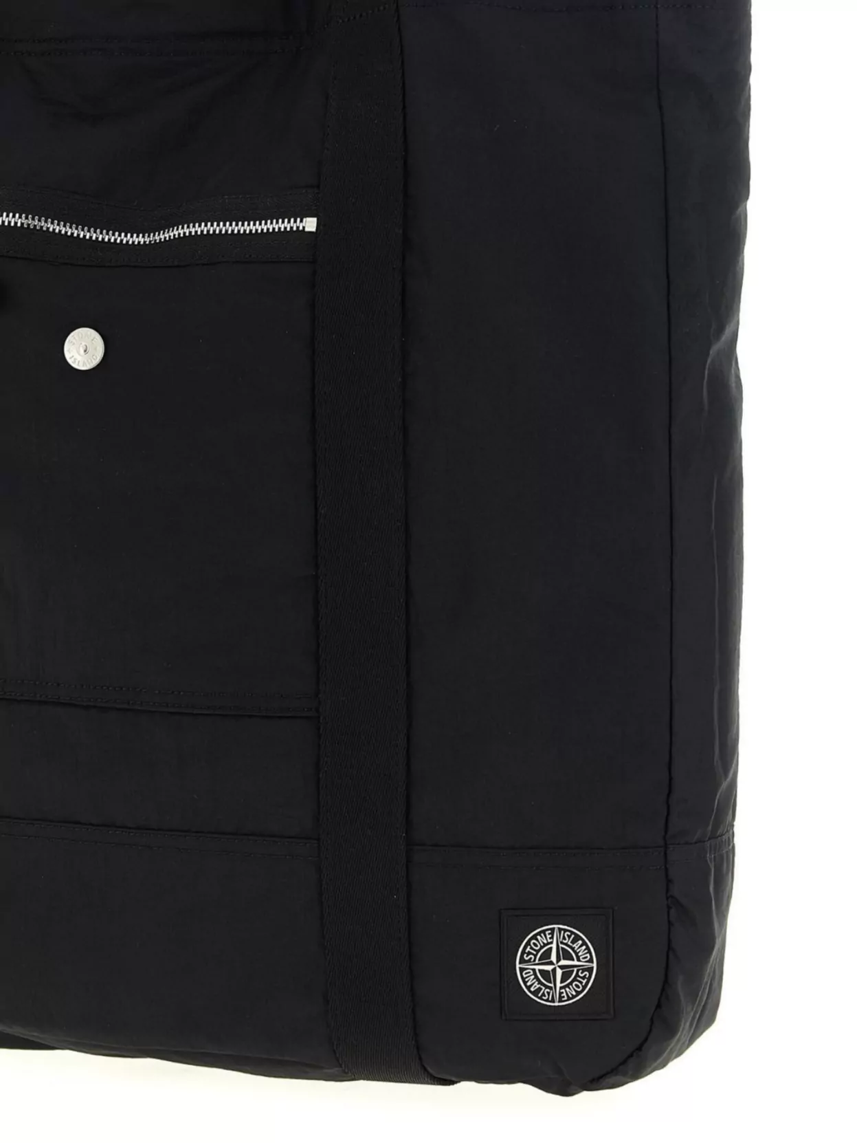 Stone Island Shopping Bag With Logo Patch Design