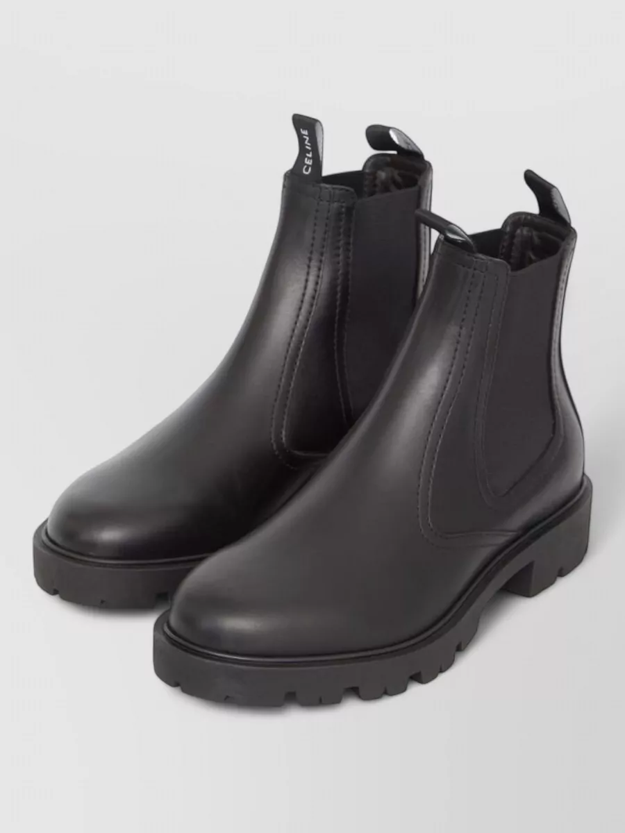 Celine Leather Chelsea Boots