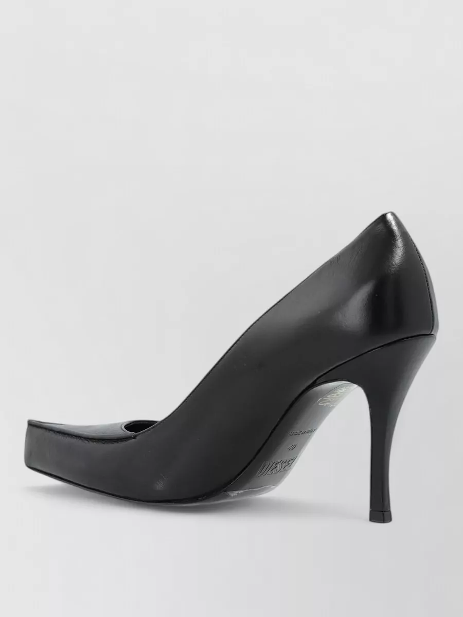 Diesel Leather High-Heel Pumps