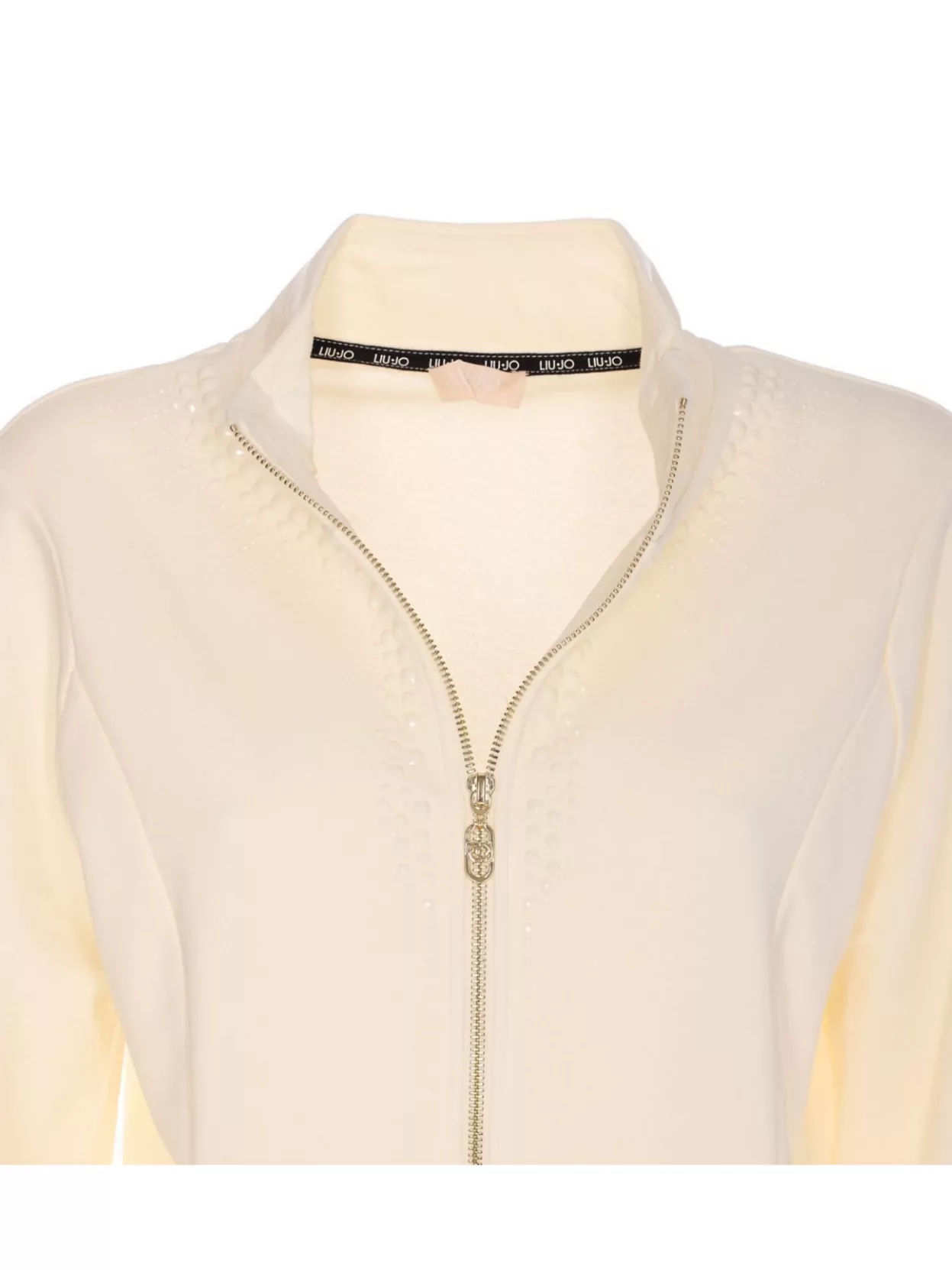 Shop Liu •jo Zip Sweatshirt Stud Applications