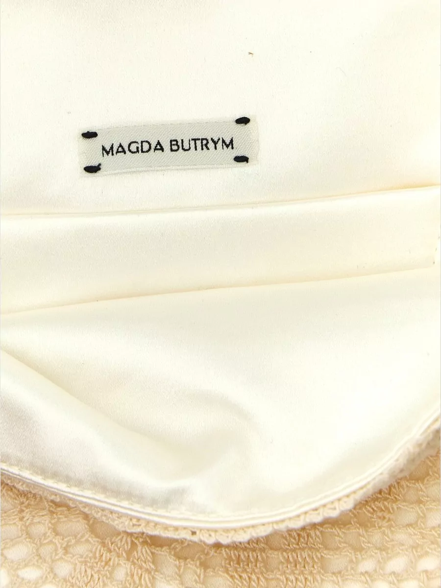 Magda Butrym Rose Crochet Clutch Bag