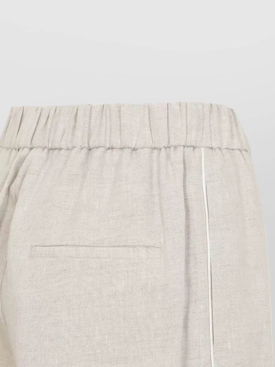 Peserico Linen Tapered Trousers