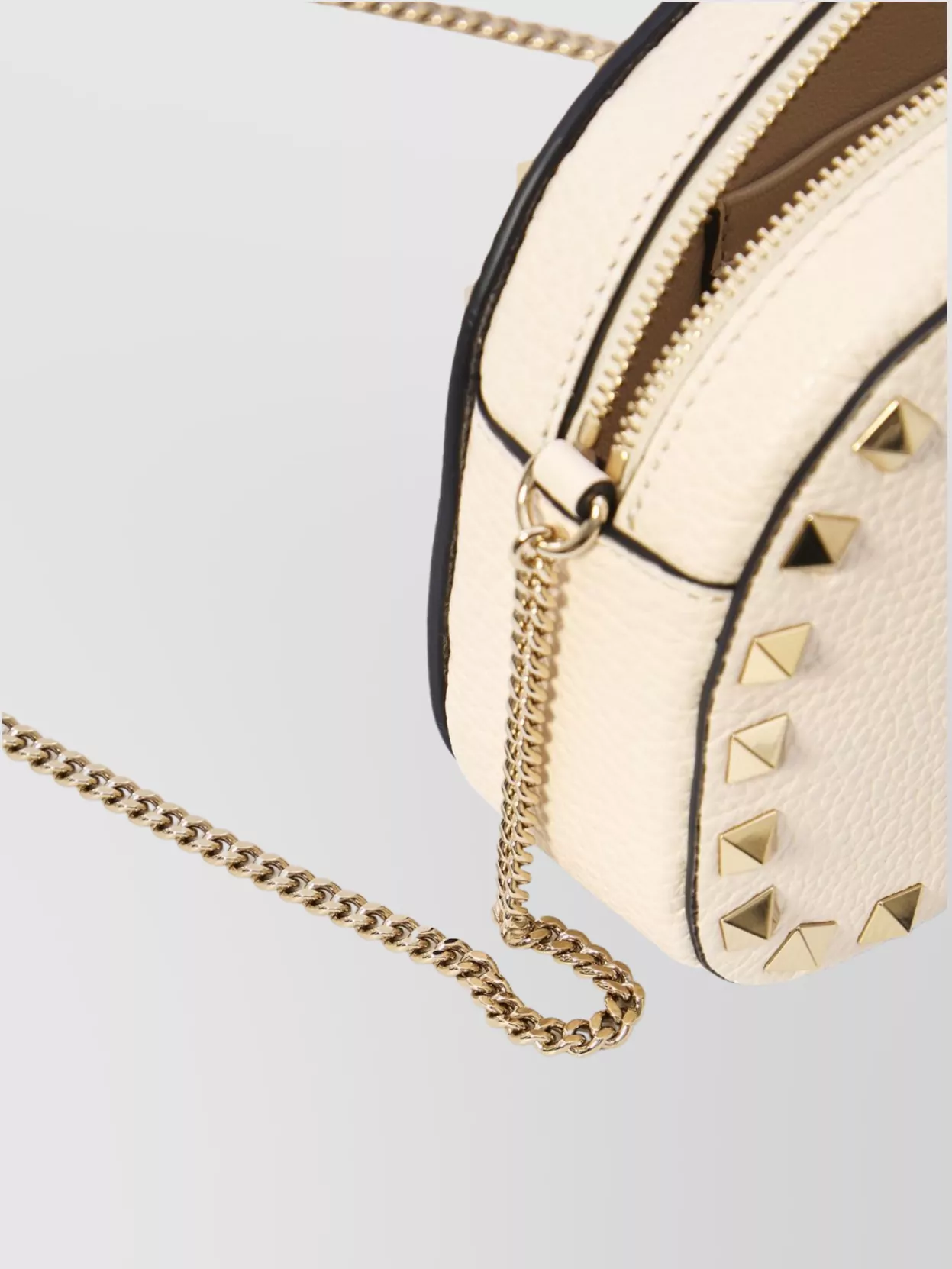 Valentino Garavani Oval Cross-Body Bag Chain Strap
