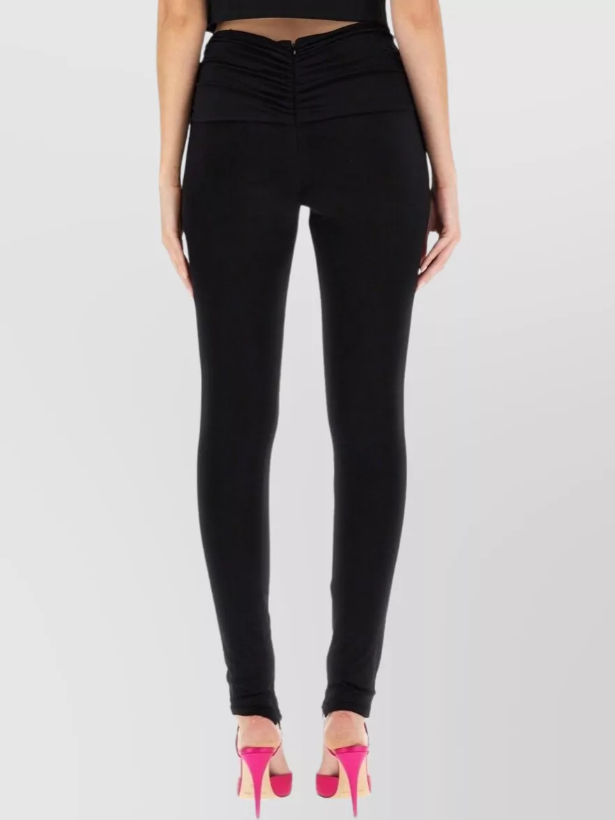 Magda Butrym Slim Fit Trousers Ankle Length