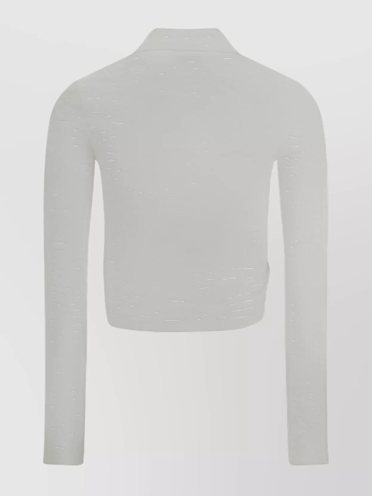 Shop Courrèges Polo With Front Twist Detail