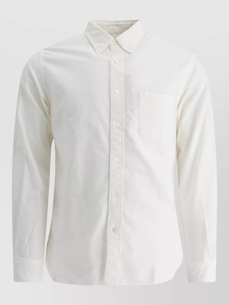 Beams Plus cotton oxford shirt