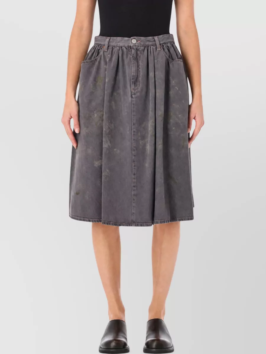 Mm6 Maison Margiela denim wide skirt