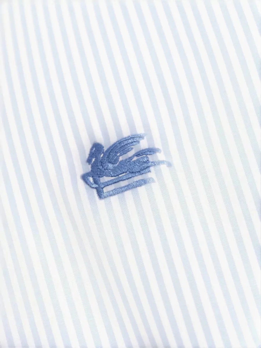 Etro Striped Cotton Button-Up Shirt