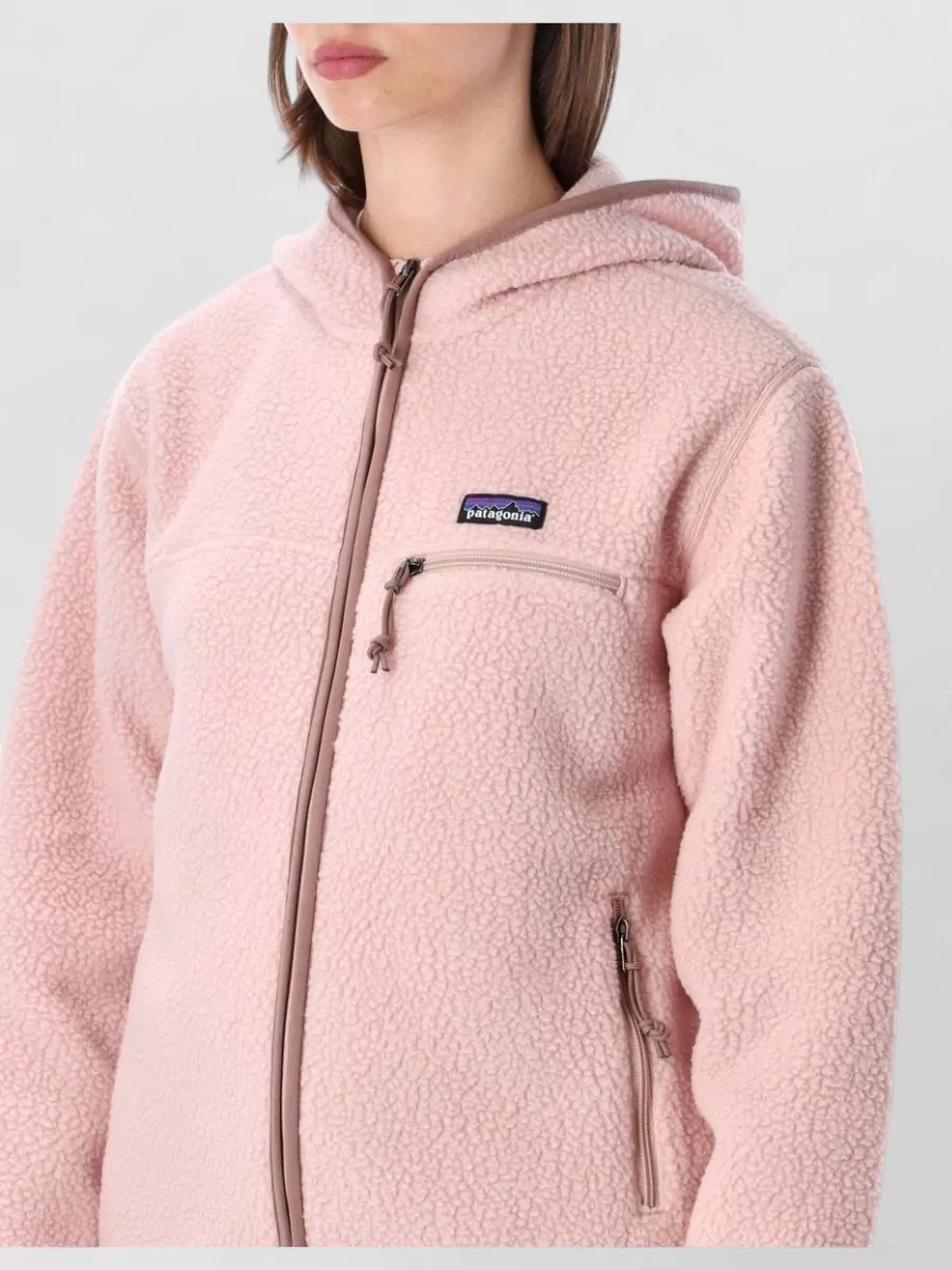 Patagonia Recycled Fleece Hooded Zip-Up Jacket