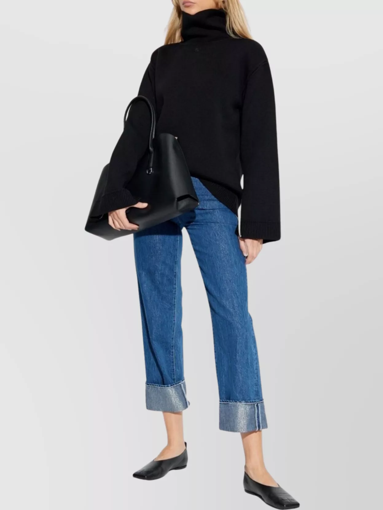 Emporio Armani Cropped Leg Denim Cotton Jeans