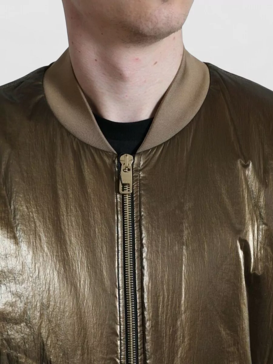 Dolce&Gabbana Nylon Zip Bomber Jacket