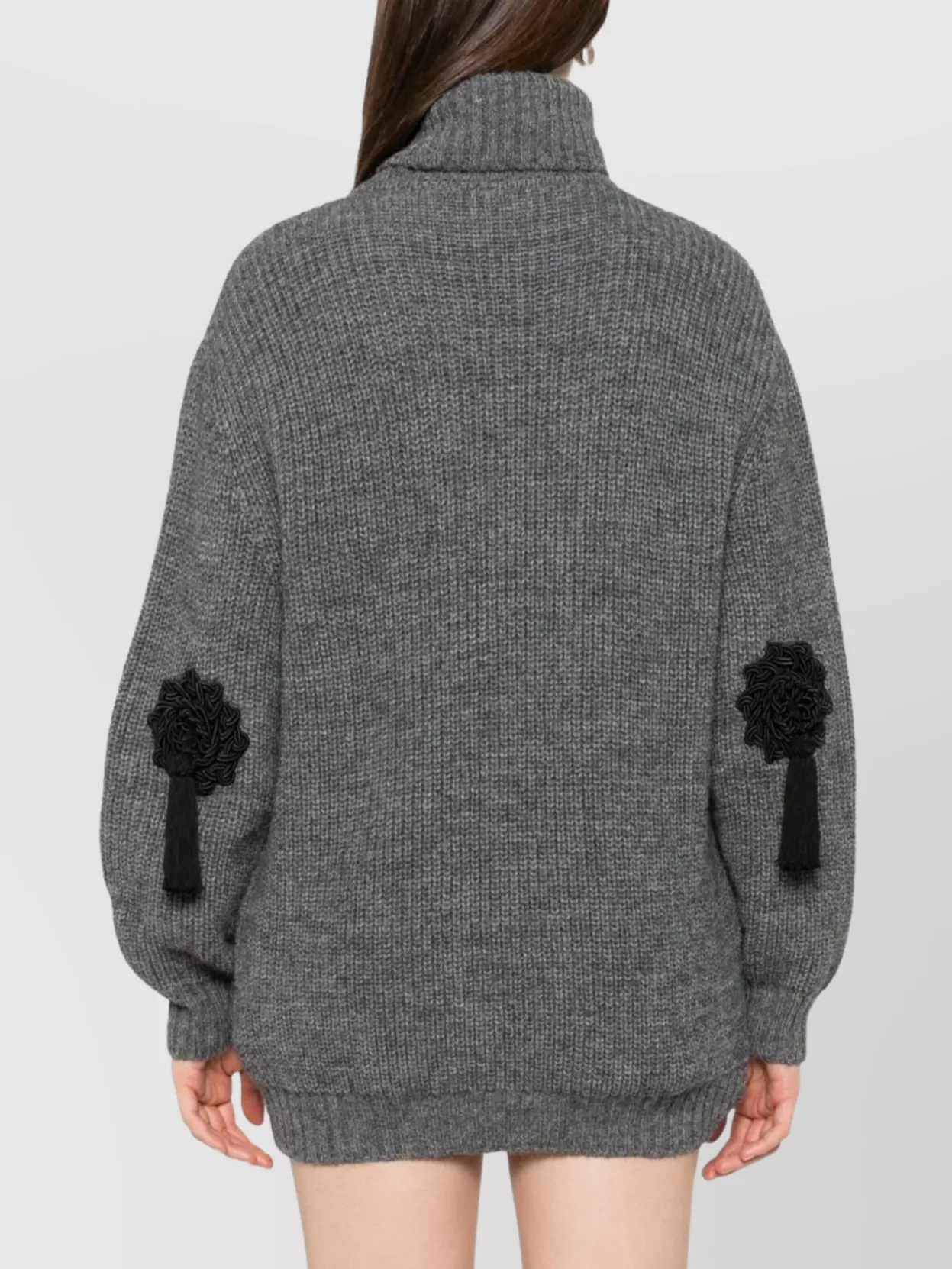 Moschino Knitwear Turtleneck Embroidered Detail