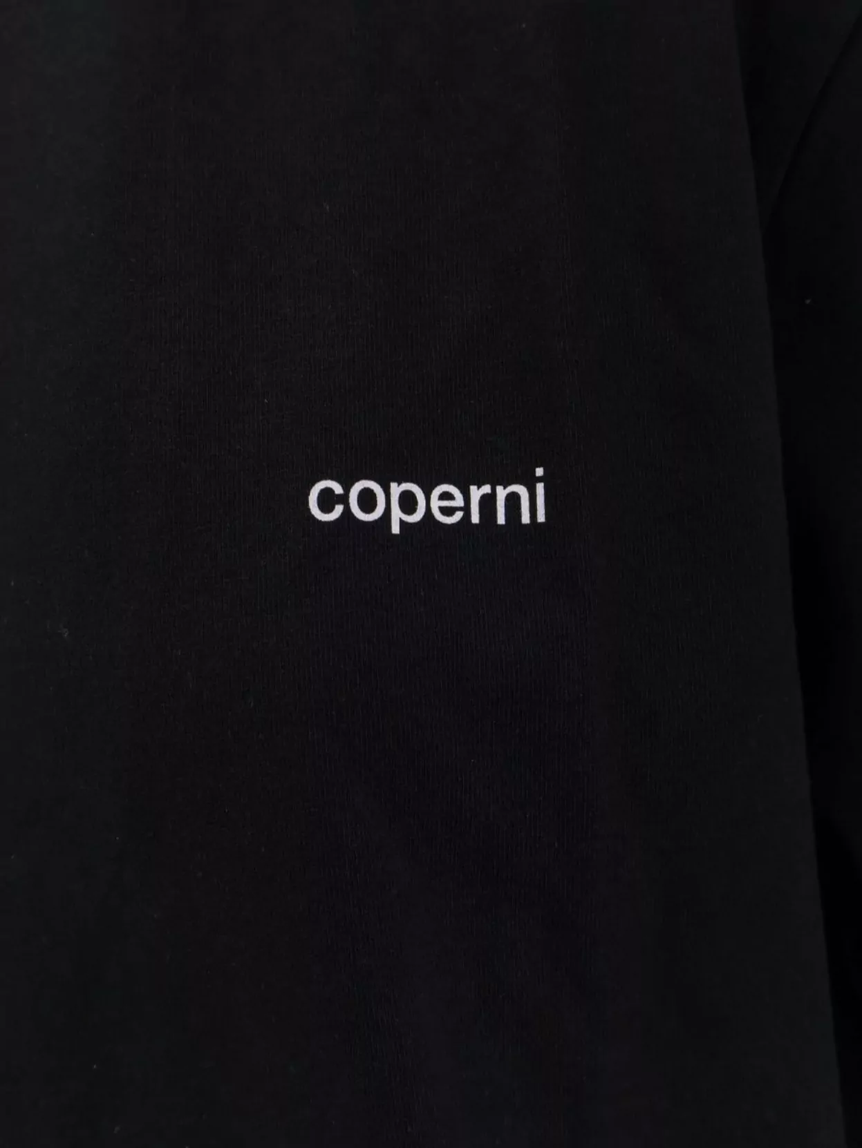 Coperni Boxy Knit Cotton T-Shirt Short Sleeves