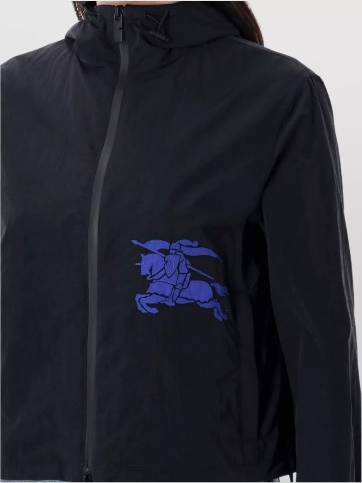 Burberry Graphic Print Hooded Jacket