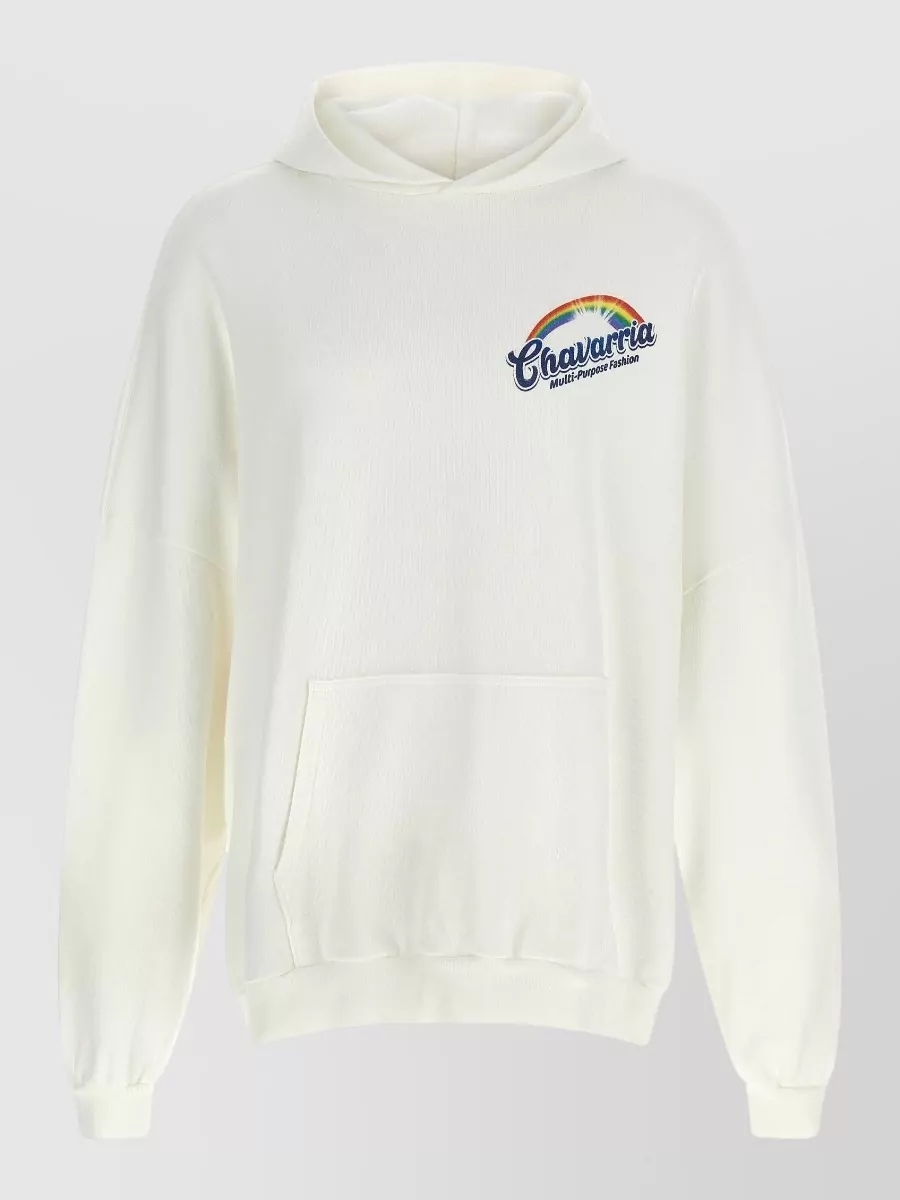 Willy Chavarria Cotton printed hoodie