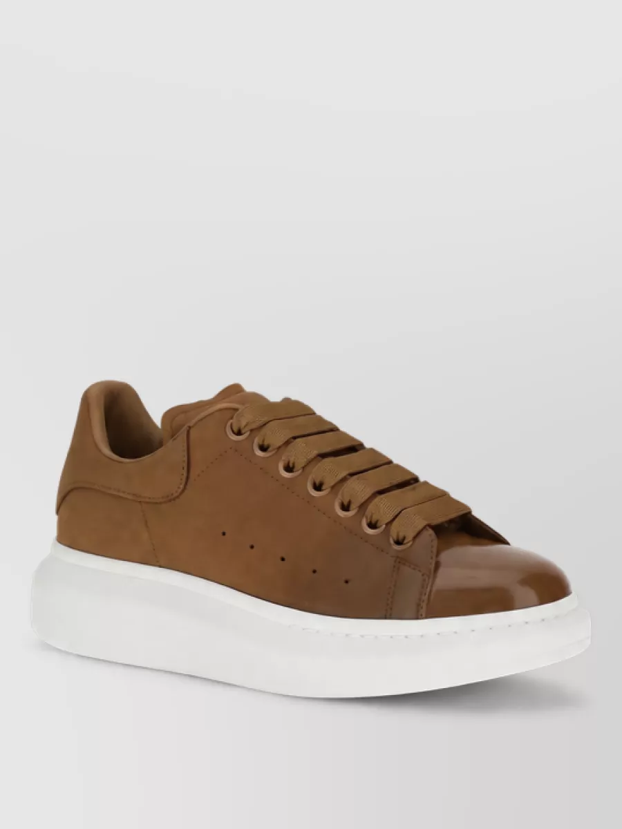 Alexander McQueen leather chunky sneakers