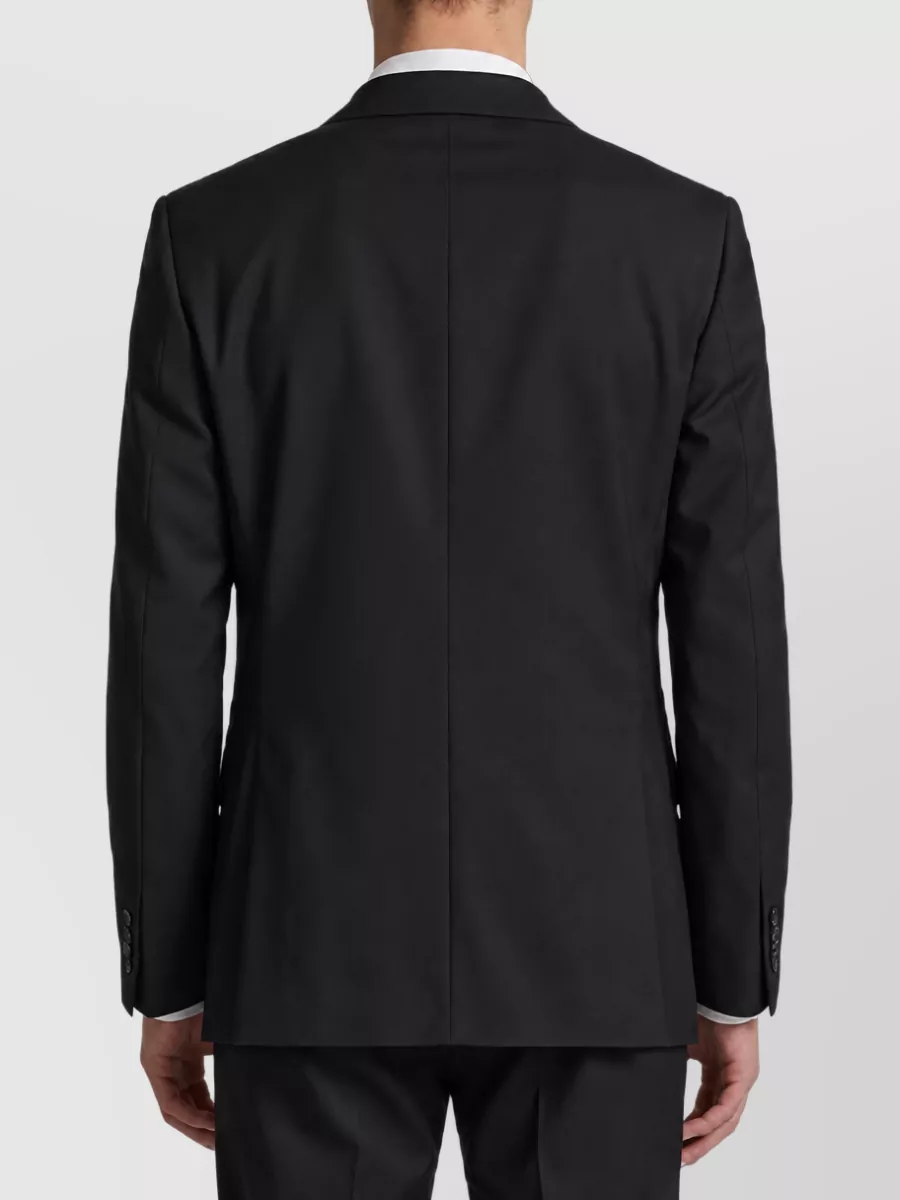 Lardini Virgin Wool Double-Breasted Coat