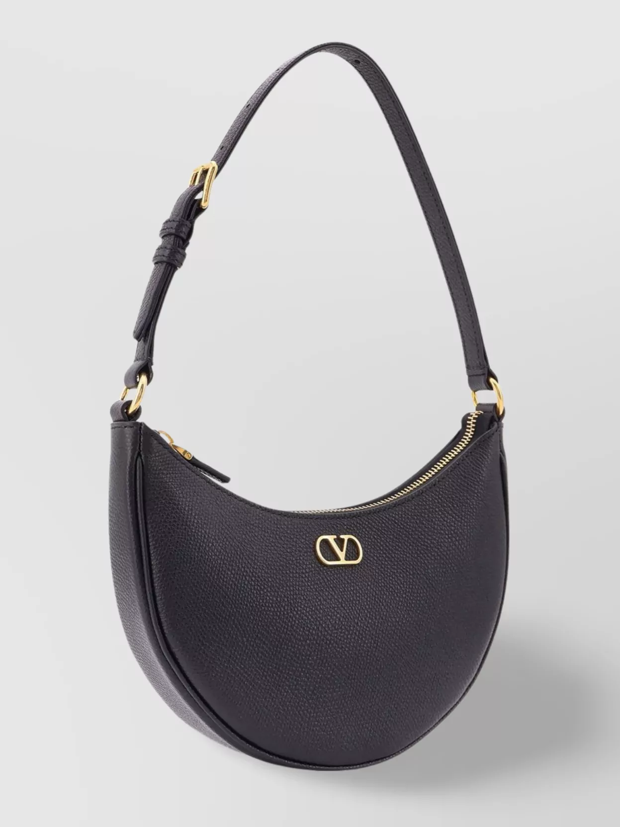 Valentino Garavani Vlogo Signature Leather Shoulder Bag