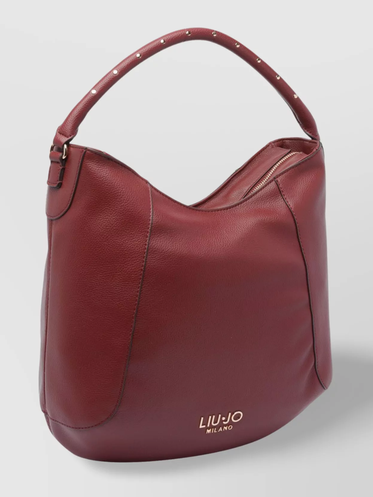 Liu •jo Logo Hobo Tote Bag With Studded Handle