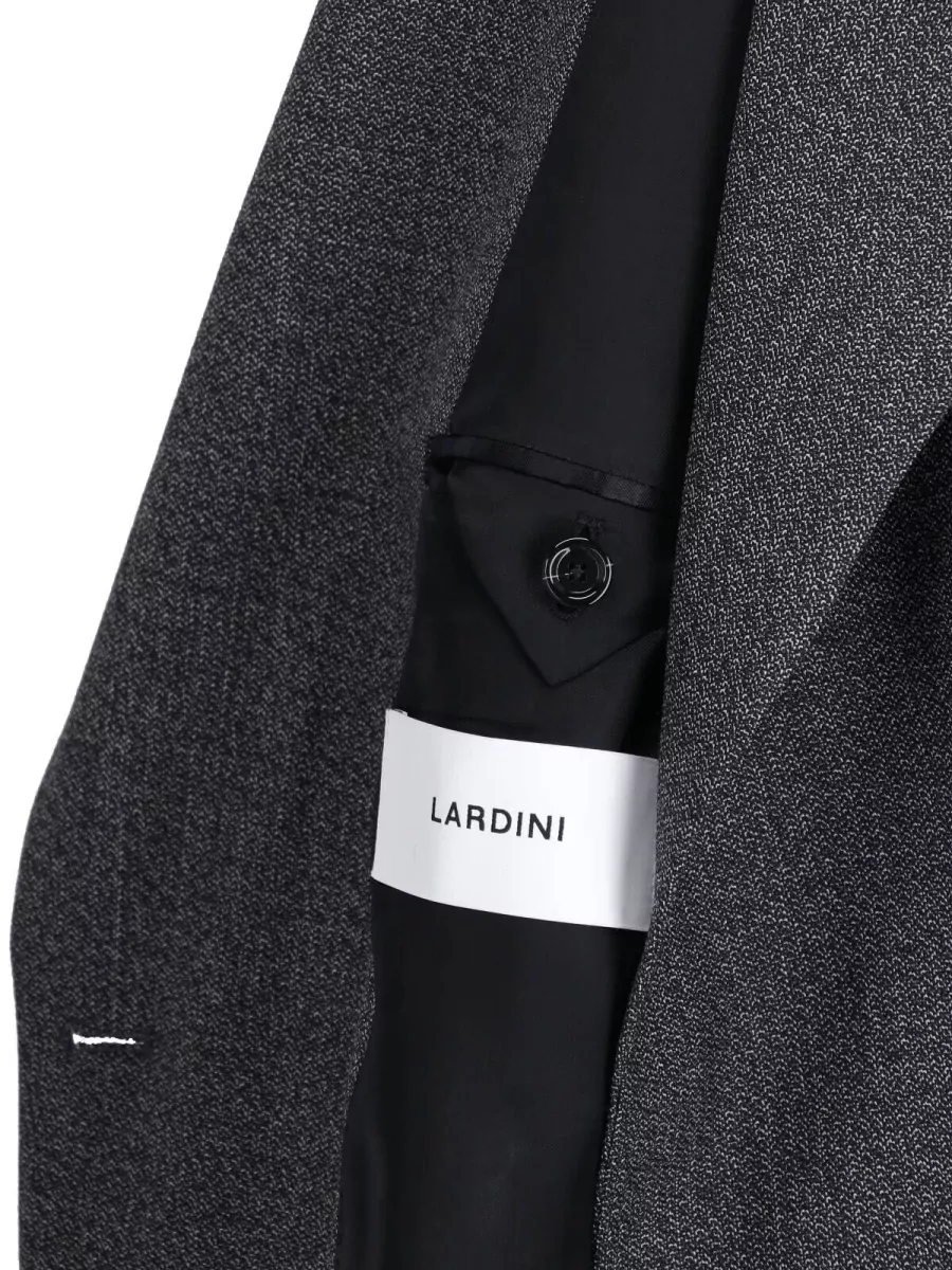 Lardini Virgin Wool Double-Breasted Coat