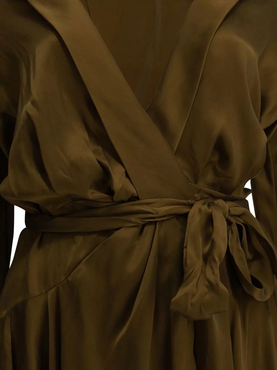 Zimmermann Silk Wrap Mini Dress