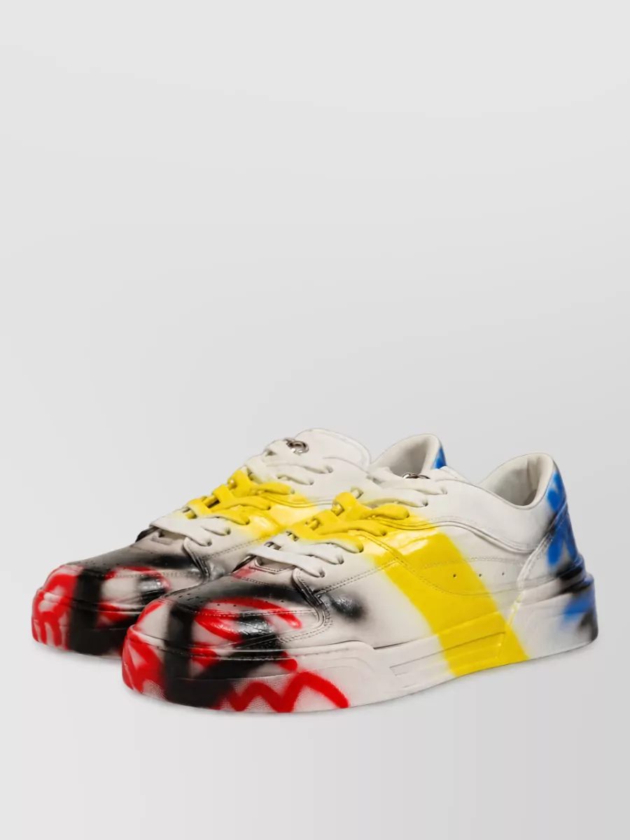 Dolce&Gabbana Leather Low-Top Sneakers