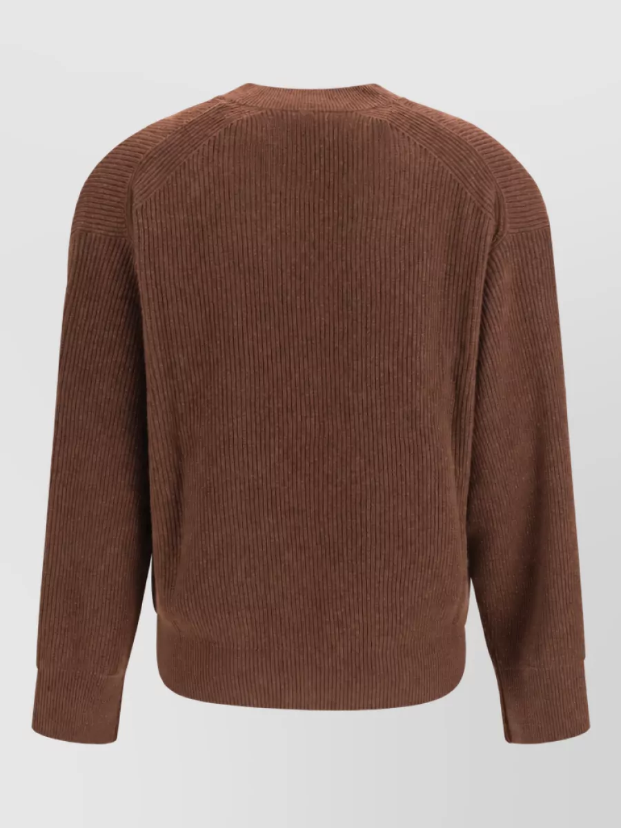 Brunello Cucinelli Cashmere V-Neck Long-Sleeve Sweater