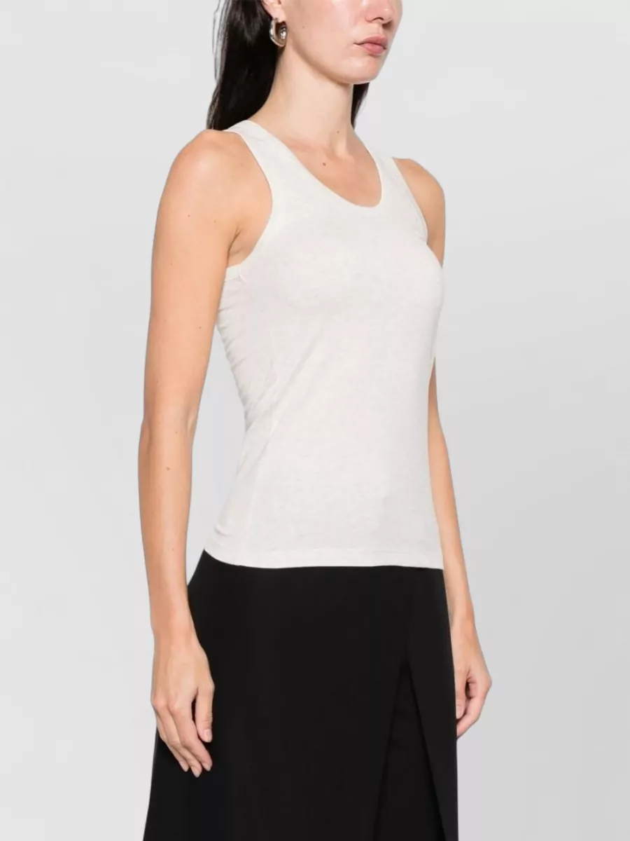 Coperni Sleeveless Top With Scoop Neck Design