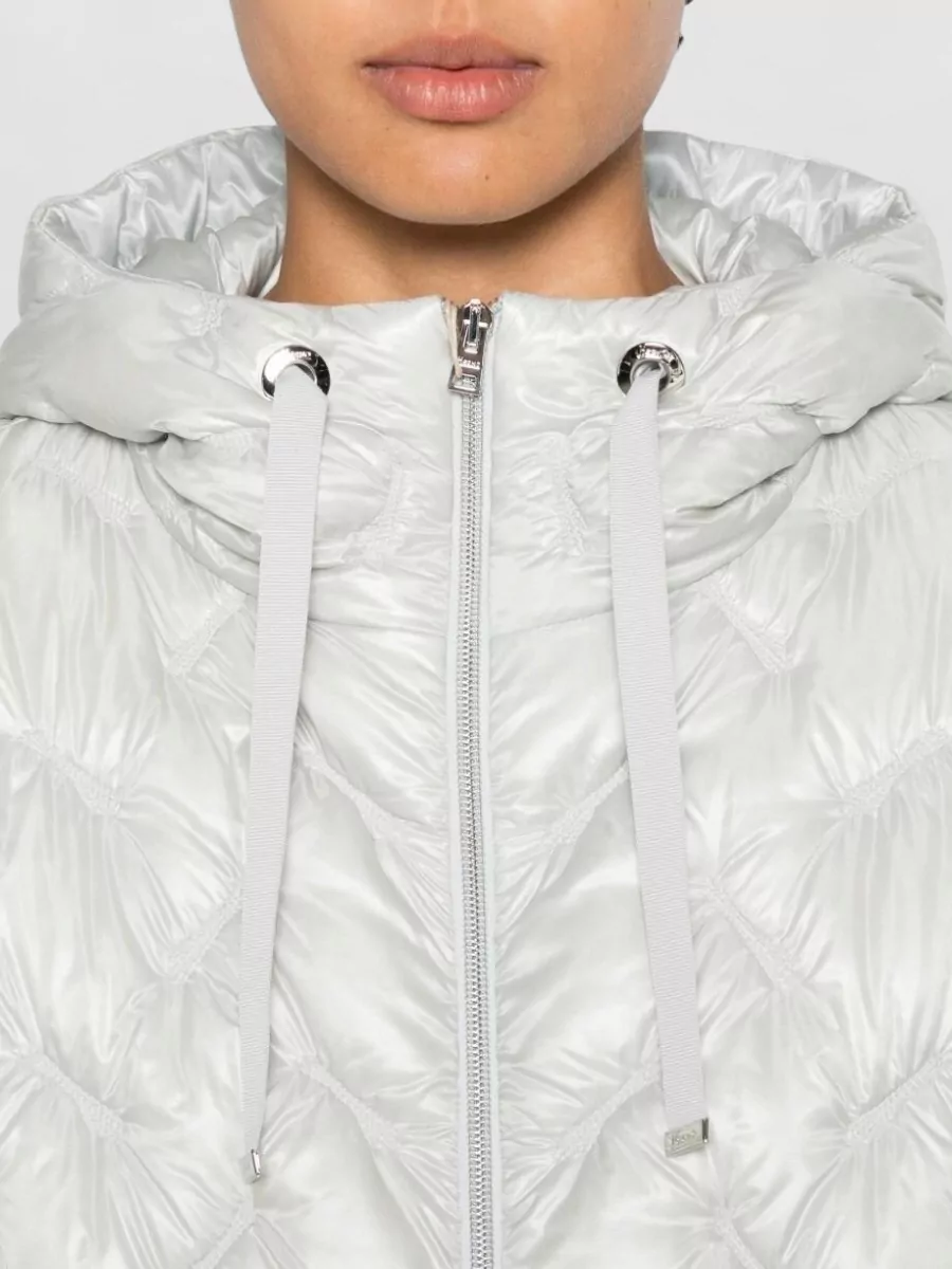 Herno Quilted Short Down Parka Coat