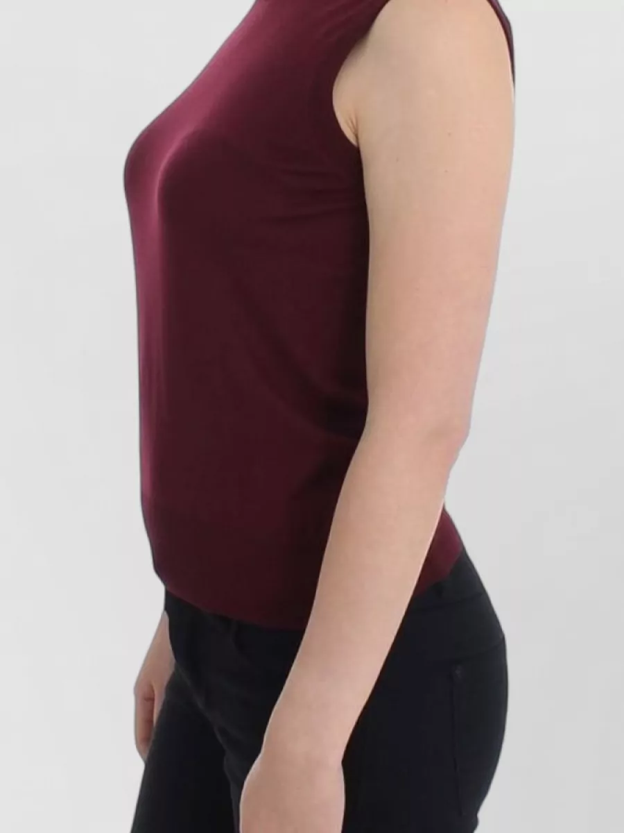 Dolce&Gabbana Wool Slim-Fit Sleeveless Top