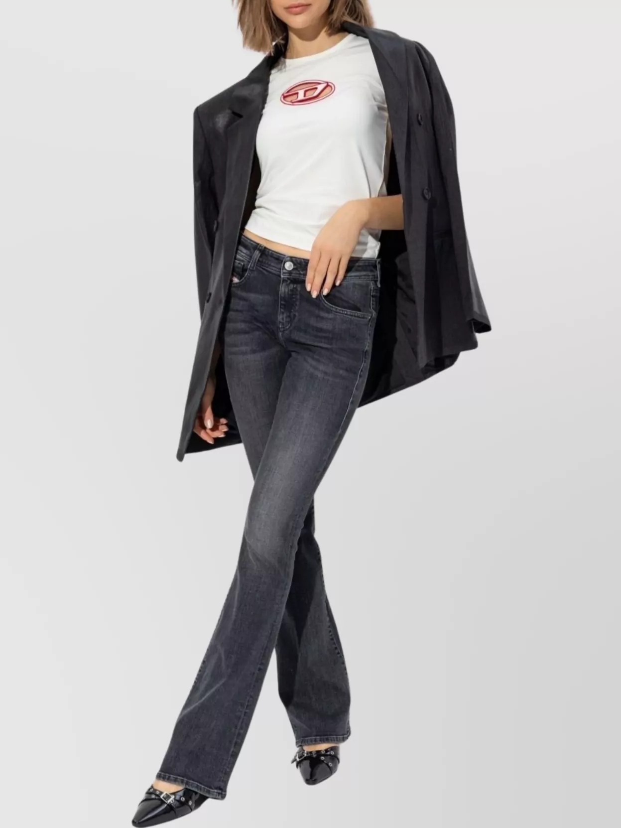Diesel Straight Leg Trousers Five Pockets