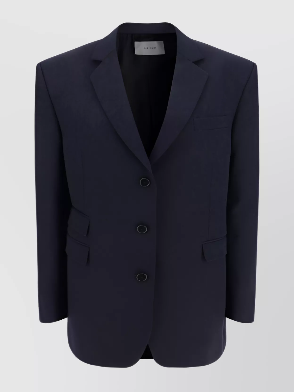 Shop The Row Ule Wool Blazer Jacket With Structured Shoulders