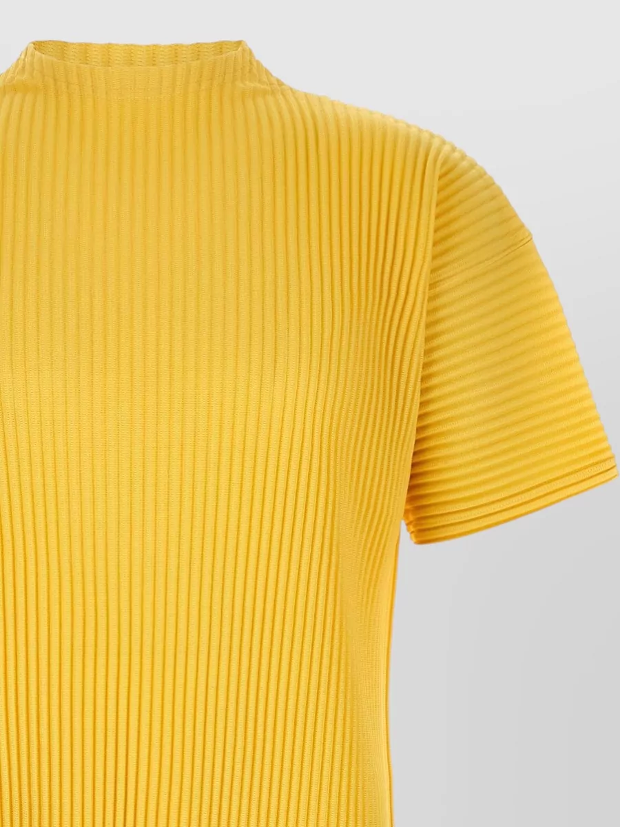 Homme Plisse Issey Miyake Pleated Short-Sleeve Top