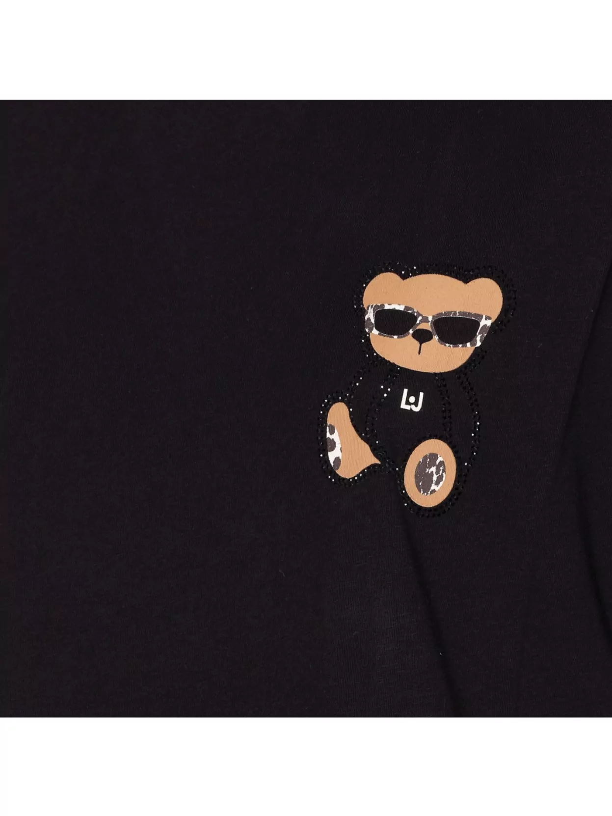 Liu Jo Bear Print Crewneck Graphic T-Shirt