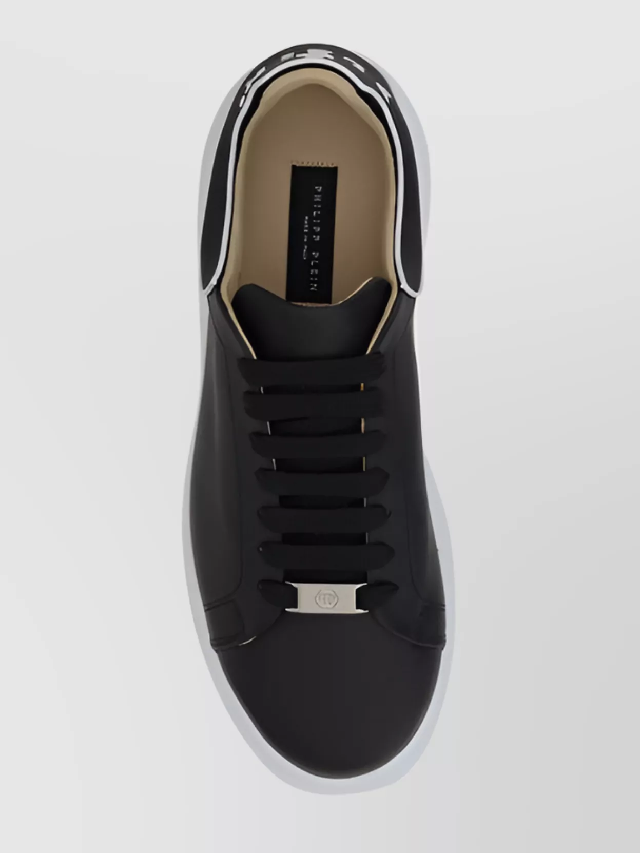 Philipp Plein Bold Design Leather Sneakers