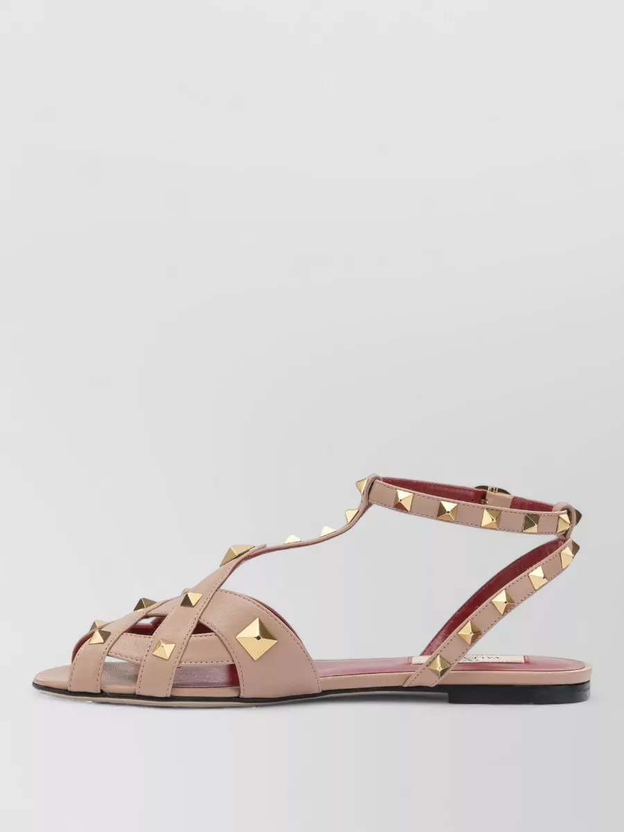 Valentino Garavani Leather Studded Sandals