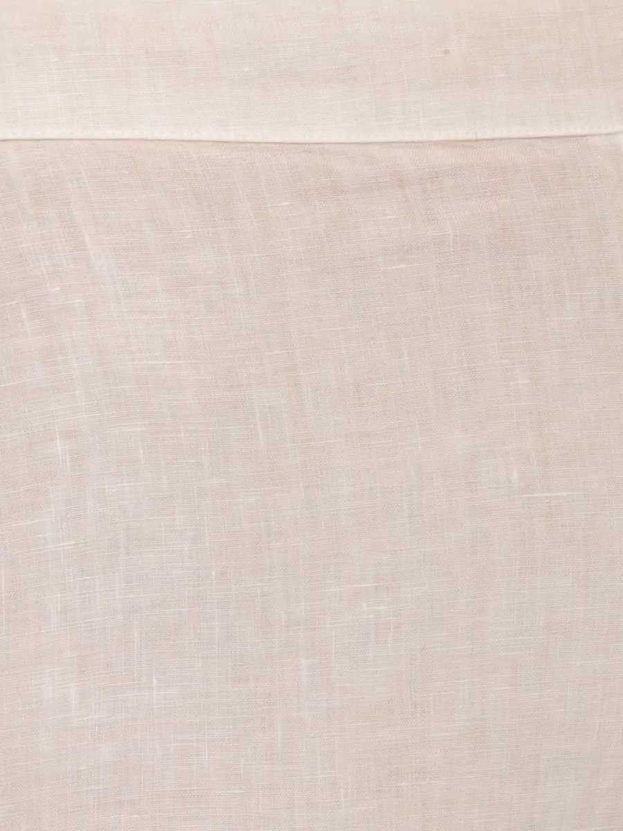120% Lino Linen Wide-Leg Trousers