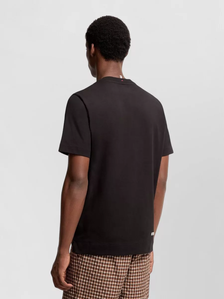 Moncler Ribbed Crew Neck Short Sleeve T-Shirt