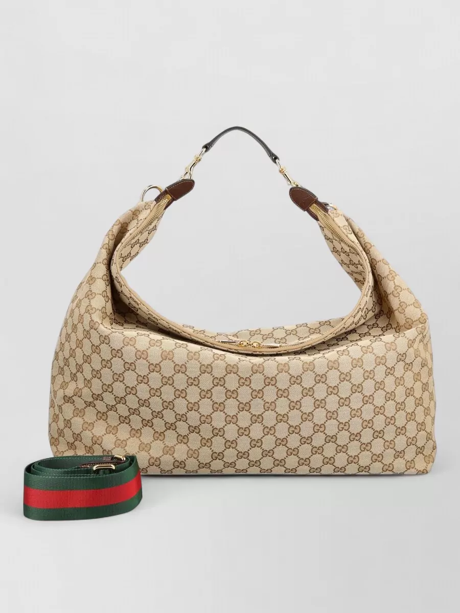 Gucci gg supreme fabric shoulder bag