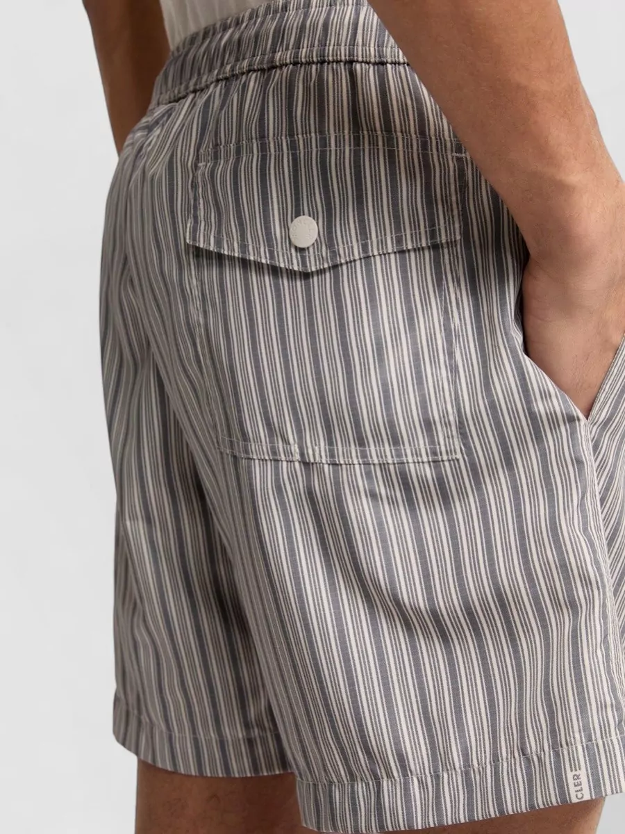 Moncler Striped Swim Shorts