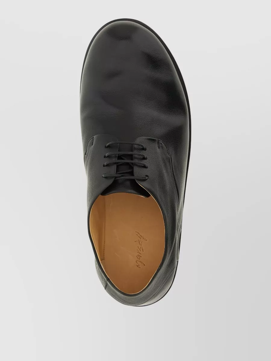 Marsell Stucco Lace Up Leather Derby Shoes
