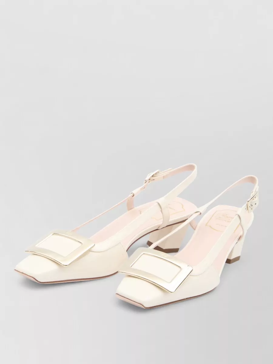 Roger Vivier Belle Vivier Slingback Pumps Leather Strap