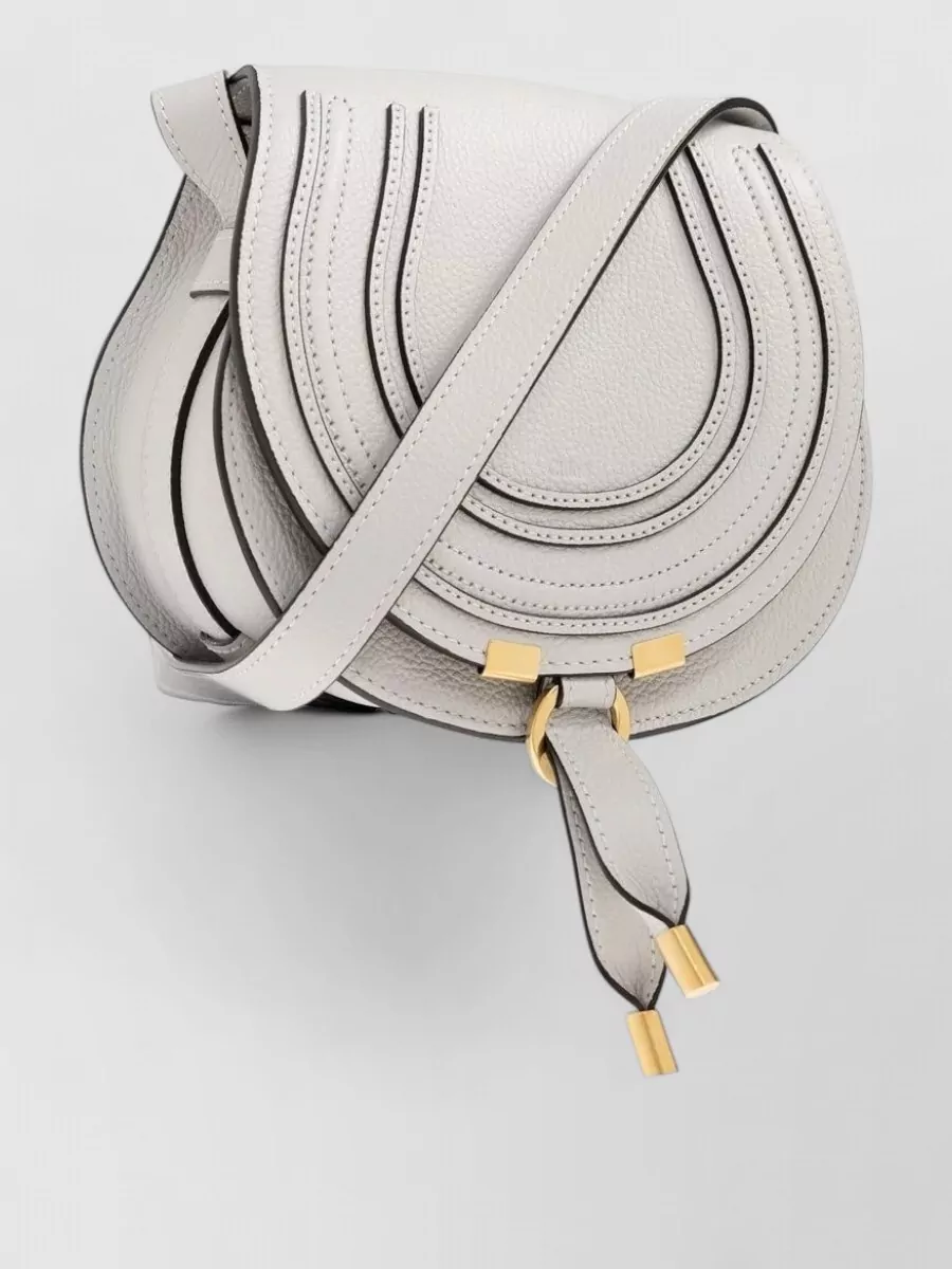 Chloé Small Marcie Shoulder Bag Curved Flap