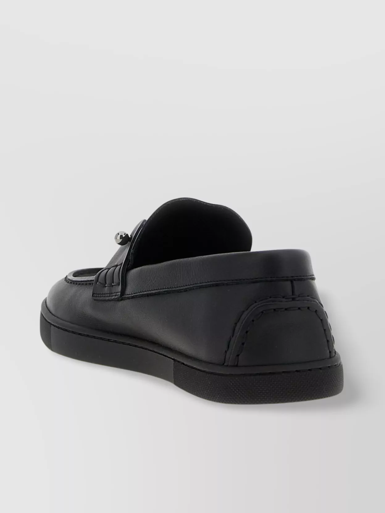 Christian Louboutin Chambeliboat Leather Slip-on Shoes