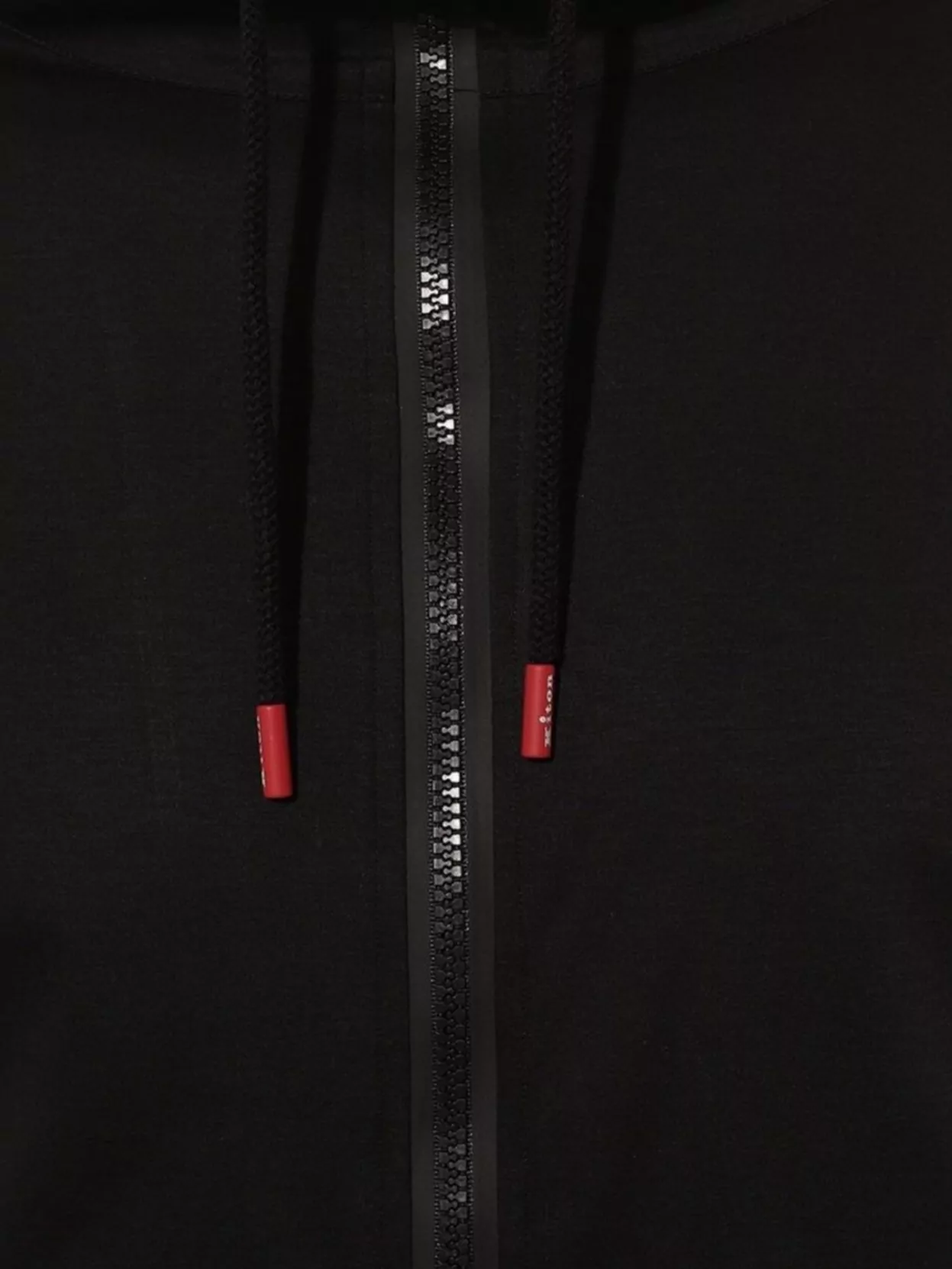 Kiton Hooded Sweatshirt With Drawstring And Long Sleeves