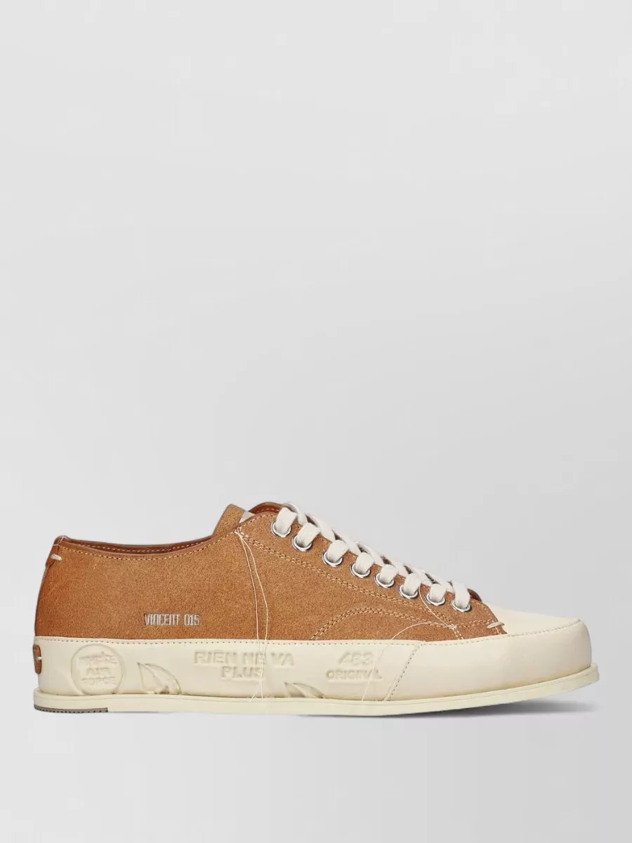 Premiata Leather Low-Top Sneakers