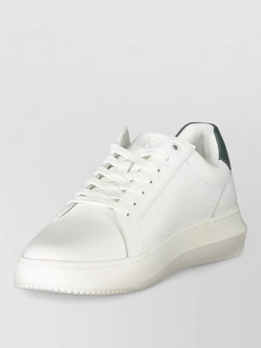 Calvin Klein leather low-top sneakers